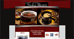 Desktop Screenshot of fondue-recipe.com